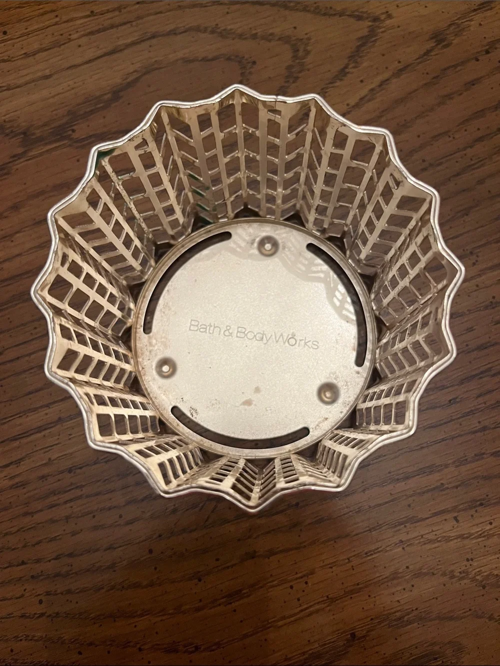 Bath & Body Works‎ Metal Accent Candle Holder